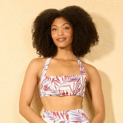 Women's Shirred Bralette Bikini Top - Shade & Shore™ Multi