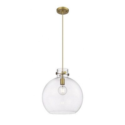 Newton Sphere - 1 Light Pendant In Industrial Style-15.38 Inches Tall and 14 Inches Wide