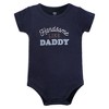 Hudson Baby Infant Boys Bodysuit, Short and Sock, Handsome Daddy - 3 of 4
