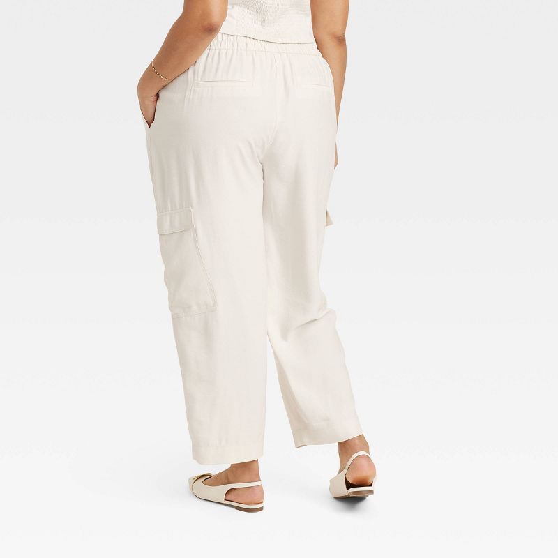  Women's High-Rise Ankle Cargo Pants - A New Day™, 3 of 12