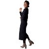 Of an Origin - Long Sleeve 2-Piece Organic Cotton Nursing & Maternity Stretch Rib Knit Dress Set - 3 of 4