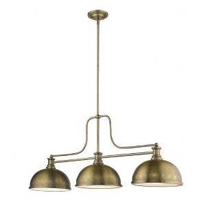 Z-Lite Melange 3 - Light Chandelier in  Heritage Brass - 1 of 1
