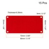 Unique Bargains DIY Laser Printing Office Engraving Aluminium Blank Cards 15 Pcs - 2 of 4