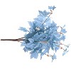 Attop Artificial Leaves Plant Cloth Imitation Leaf Bouquet Home Simulation Plant Decor, Light Blue - 4 of 4