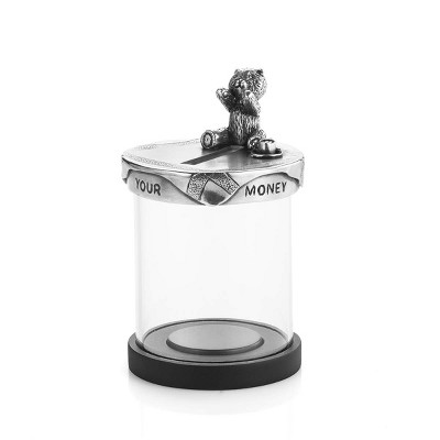 Royal Selangor Hand Finished Teddy Bears Picnic Collection Watch Money Grow Coin Box Gift