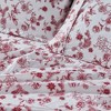 Winter Floral Brushed Microfiber Sheet Set - Great Bay Home - 2 of 4