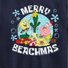 Boys' - SpongeBob SquarePants - Merry Beachmas Graphic Long Sleeve Fleece Sweatshirt - 2 of 4