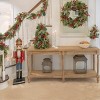 HGTV Home Collection 108" Unlit Artificial Christmas Garland, Mixed Branch Tips, Flexible Vine Base - 4 of 4