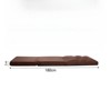 FONTOI Triple Fold Down Sofa Bed, Adjustable Floor Leisure Sofa with One Pillow, Convertible Upholstered Sleeper, Brown, 180"*9"*70" - 2 of 4