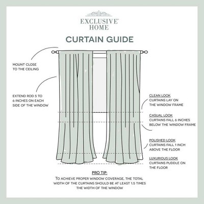 Snowflake Belgian Textured Linen Sheer Rod Pocket Curtain Panels