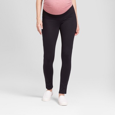 black maternity capris