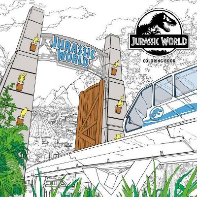 Jurassic World Adult Coloring Book - by  Nbc Universal (Paperback)