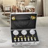 VEVOR Hydraulic Pressure Test Kit, 250/400/600bar, 3 Gauges 9 Test Couplings 3 Test Hoses, Excavator Hydraulic Test Gauge Set, Silver - 2 of 4