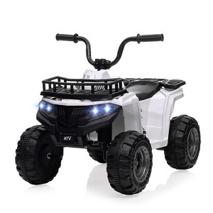 12V Kids Ride On ATV, 4 Wheeler Electric Vehicle for Kids, Battery Powered Quad Toy Vehicle with Music, Horn - 1 of 4