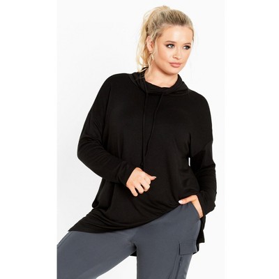 Avenue Women's Plus Size Addison Cowl Neck Tunic