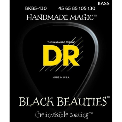 Dr Strings Black Beauties Black Coated 5 String Bass Strings