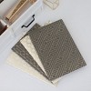 BLU MONACO Trendy Decorative Lined Geometric Notebook Set of 4 (6 x 8.5) - Dark Grey & Cream with Gold Foil Journals for Women - 4 of 4