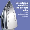 Hamilton Beach Professional Iron Stainless Steel Soleplate with Auto Shut-Off Anti-Drip: 1500W, Vertical Steam, 8oz Tank - 3 of 4