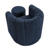 NicBex Swivel Chair with Ottoman, Modern Arm Chair with Boucle Fabric and Solid Wood Base, Accent Chair for Living Room - 4 of 4