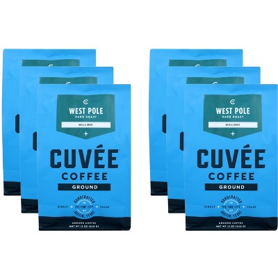 Cuvee Coffee Ground West Pole Blend - Case of 6 - 12 oz