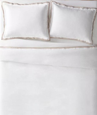 Double Flange Merrow Stitch Duvet Cover & Sham Set - Threshold ...