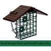 JCS Wildlife Single Suet Cage with Poly Lumber Roof - 3 of 4