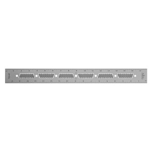 JessEm 07412 Stainless Steel 18” Precision Ruler with Patented Flex Grip and Fade Resistant Markings - 1 of 4