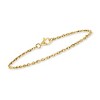Ross-Simons 18kt Gold Over Sterling Jewelry Set: 3 Link Bracelets - 3 of 4