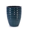 ORRD Large Ceramic Flowerpot Army Green - Modern Planter with Drainage Hole for Outdoor Indoor Plants, Patio Garden Decor - 4 of 4