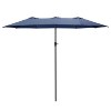 Ainfox 15ft Large Patio Umbrella With LED Lights And Umbrella Base - 2 of 4
