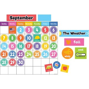 Teacher Created Resources® Colorful Magnetic Calendar Set, 93 Pieces - 1 of 2