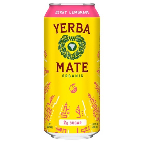 Guayaki Yerba Mate Berry Lemonade - 15.5 fl oz Can - image 1 of 2