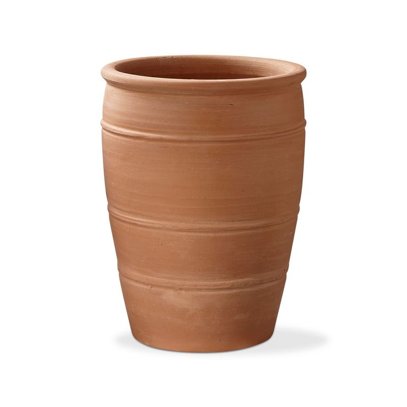 tagltd Vista Terracotta Planter Large, 7.5L x 7.5W x 10HH inches, Holds Up to 6 inch Drop in Pot, 1 of 3