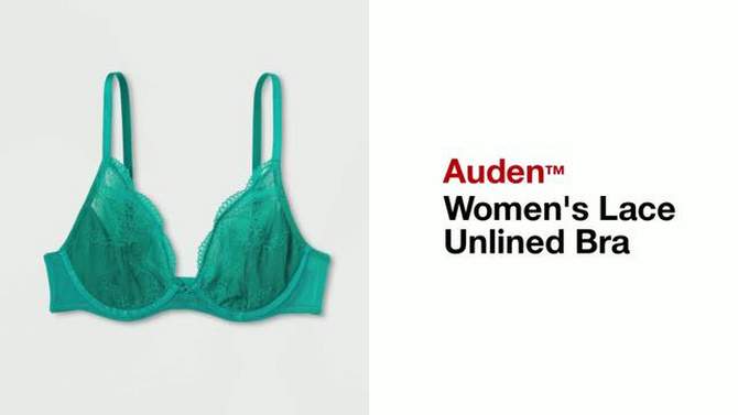 Women&#39;s Lace Unlined Bra - Auden&#8482;, 2 of 3, play video