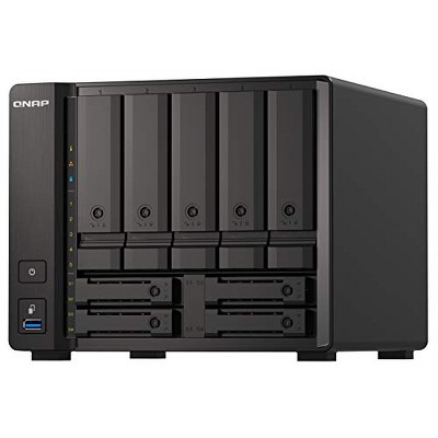 Qnap NAS TS-H973AX-32G-US 9-Bay Desktop Storage with Ryzen V1500B and 32GB RAM