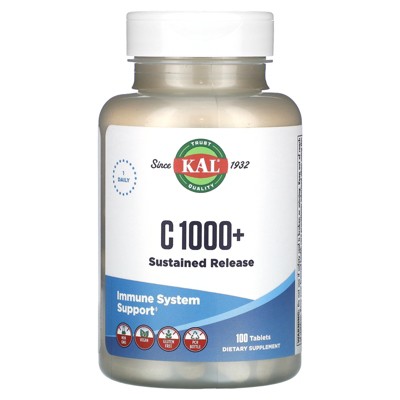 KAL C 1000+ Sustainable Release, 100 Tablets
