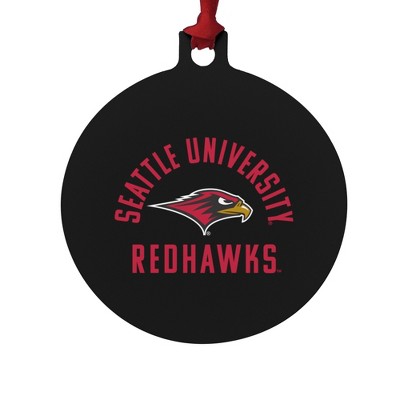 Seattle Redhawk Aluminum Holiday Christmas Tree Ornament