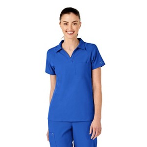 Wink W123 Women's Collar Scrub Top - 1 of 4