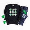 Simply Sage Market Women's Graphic Sweatshirt St. Patrick's Smiley Chart - 3 of 3