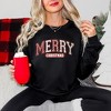 Simply Sage Market Women's Graphic Sweatshirt Merry Christmas Varsity - 2 of 4