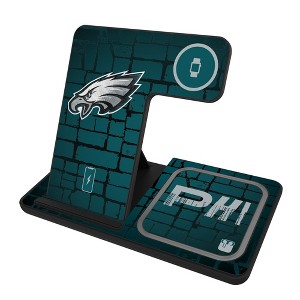 NFL NFC Teams Brick Wall 15-Watt 3 in 1 Charging Station - 1 of 4