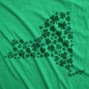 Mens New York State Clovers T Shirt Funny St. Paddys Day Parade Four Leaf Shamrock Tee For Guys - Crazy Dog Men's T Shirt - 2 of 4