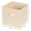 REGALWOVEN Collapsible Fabric Storage Bin with Handle for Organizing Clothes Books 2 Pcs - image 4 of 4