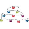 Kurt Adler Indoor/Outdoor Novelty Light Set, 10 UL Listed Incandescent Bulbs, Butterfly, Multicolored, 11.5ft - 2 of 4