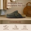 CUSHIONAIRE Canoe Genuine Suede Clogs for Women Footwear with Moc Toe Design – Casual Slip On Womens Shoes - 3 of 4
