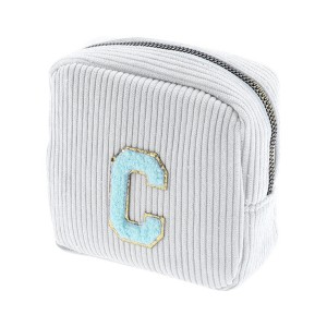 Unique Bargains Letter C Pattern Makeup Bag 1 Pc - 1 of 4