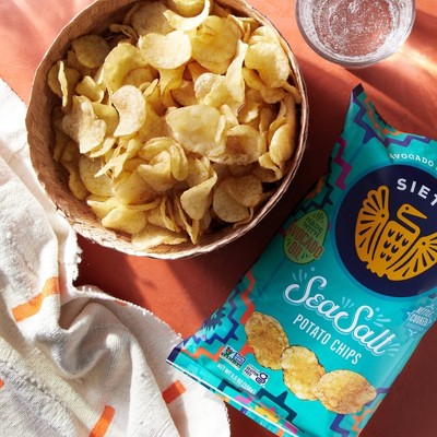 Siete Sea Salt Kettle Chips - 5.5oz_2