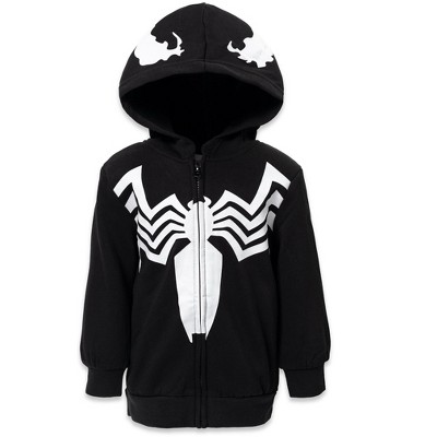 Marvel Spider-man Venom Big Boys Zip Up Hoodie 14-16 : Target