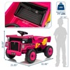 12V Ride-On Dump Truck w/Remote - Auto-Lift Bed, Shovel, LED Lights, Music (Ages 3-8, 66lbs) - 3 of 4