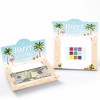 Big Dot of Happiness Beach Christmas Money Cards for Cash with Envelopes, Tropical Holiday Party Gift Card Holders, Money Holders for Cash - Set of 8 - 2 of 4